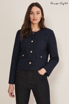 Phase Eight Blue Ripley Tweed Jacket (D23432) | 8,525 UAH