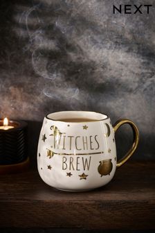 Gold Halloween Witches Brew Mug (D23586) | kr120