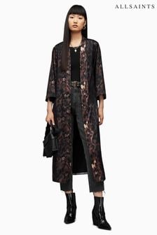 AllSaints Carine Celia Brown Kimono (D23662) | €93