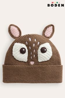 Boden Brown Novelty Knitted Beanie (D23855) | HK$175 - HK$195