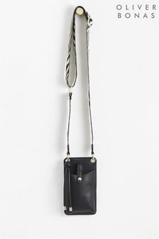 Oliver Bonas Black Phone Cross-Body Bag (D24293) | Kč1,030