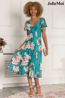 Jolie Moi Bellona Fit & Flare Mesh Dress (D24591) | NT$3,500