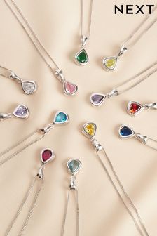 Sterling Silver Birthstone Necklace (D24654) | R367