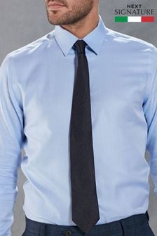 Blau & Marineblau - Signature Made In Italy Krawatte (D24750) | 45 €
