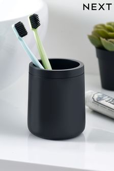 Black Black Moderna Single Toothbrush Tidy (D25154) | $17