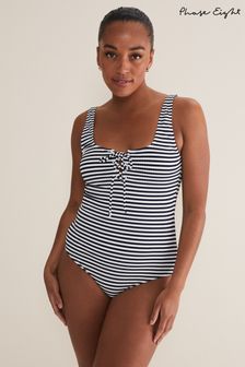 Phase Eight Blue Striped Ribbed Swimsuit (D25166) | 3,376 UAH