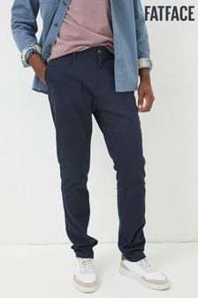 FatFace Blue Pleated Chino Trousers (D25177) | €31