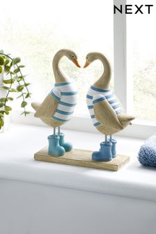 Natural Geese Heart Ornament (D25199) | $37