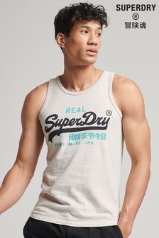 Бежевый - Superdry майка с логотипом в винтажном стиле Superdry Heritage (D25515) | €16