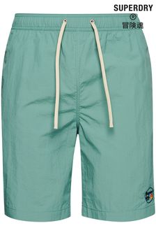 Superdry Blue Vintage Swim Shorts (D25529) | $58