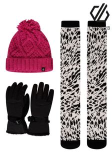 Rosa - Dare 2b x Next Skiset mit Mütze, Handschuhe und Socken für Damen (D25932) | 57 €
