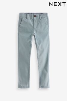 Light Blue Skinny Fit Stretch Chino Trousers (3-17yrs) (D26012) | €7.50 - €10.50