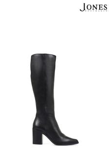 Jones Bootmaker Black Cagliari Extra Slim Knee High Boots (D26054) | €264