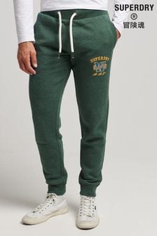 Superdry Green College Logo Slim Fit Cuffed Joggers (D26300) | 74 €