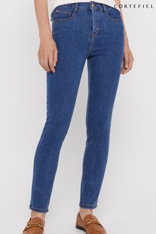 Cortefiel Blue Sensational Fit Slimming Denim Trousers (D26521) | $82
