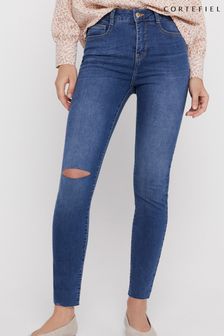 Cortefiel Blue Sensational Fit Slimming Denim Trousers (D26523) | $82