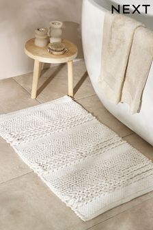 Natural Stripe Bath Mat (D27504) | ₪ 59