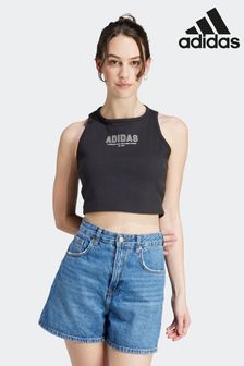 adidas Black Sportswear Vest (D27573) | SGD 45