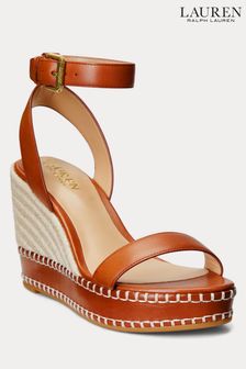 Lauren Ralph Lauren Hilarie chaussures wedges en cuir (D27591) | €91