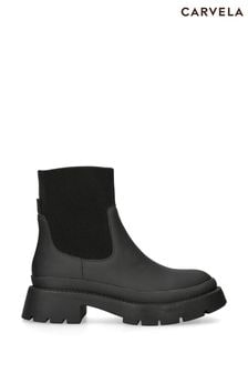 Carvela Comfort Black Splash Ankle 2 Boots (D27651) | AED715