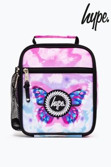 Розовая сумка для завтраков с принтом бабочек Hype. (D27681) | €12