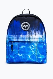 Реклама. Синий рюкзак с принтом подтеков краски (D27691) | €19