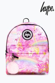 Реклама. Розовый рюкзак с единорогом и радугой Rennaisance (D27714) | €19