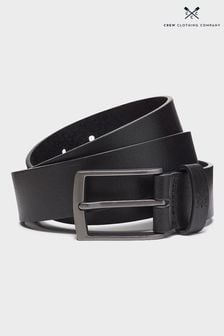 Crew Clothing Black Leather Classic Belt (D28020) | $77