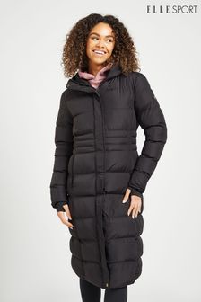 Elle Sport Cocoon Hood Quilted Black Jacket (D28117) | 65 €
