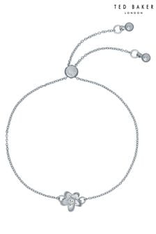 Ted Baker Silberfarbenes Braidn: Blüten-Armband​​​​​​​ (D28386) | 23 €