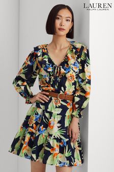 Lauren Ralph Lauren Floral Cotton Voile Dress (D28592) | €147