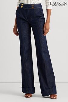 Lauren Ralph Lauren Blue Denim Flare Trouser (D28605) | 308 €