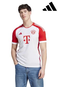 adidas White FC Bayern 23/24 Home Jersey (D28851) | €96