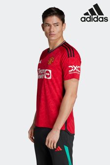 adidas Football Red Manchester United 23/24 Home Shirt