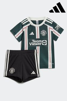 adidas Green Sport Performance Infant Manchester United 23/24 Away Kit Kids (D28919) | 255 SAR