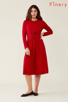 Finery Red Delma Midi Dress (D29159) | €24