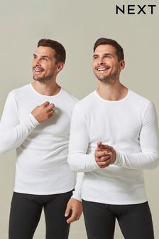 White 2 Pack Thermal Long Sleeve Top (D29710) | 168 QAR
