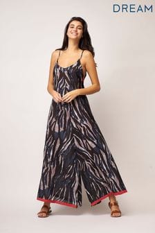 Dream Leopard Print Wide Leg Rio Jumpsuit (D29737) | €66