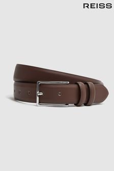 Reiss Tan Dante Smooth Leather Belt (D29792) | kr1,002