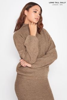 Long Tall Sally Brown Co-Ord Jumper (D29810) | €17