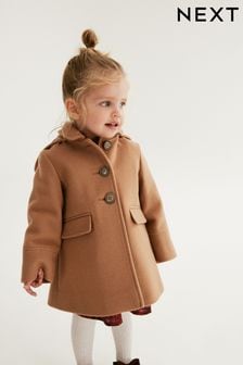 Camel Wool Mix Coat (3mths-7yrs) (D29827) | TRY 776 - TRY 891