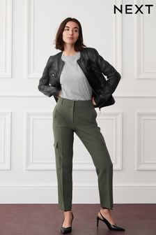 Green Tailored Cargo Taper Trousers (D29885) | €28