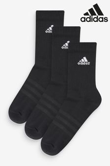 adidas Black Adult Light Low Socks 3 Pairs (D30474) | AED67