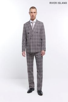 River Island Grey Check Trousers (D30675) | 71 €