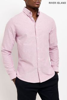 River Island Pink Stretch Oxford Shirt (D30683) | 39 €