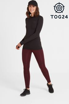 Asphalte noir - Tog 24 Snowdon Thermal Zip Neck T-shirt (D30823) | €38