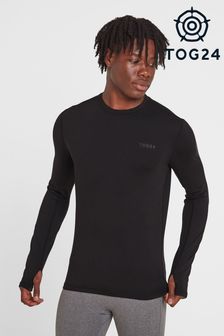 Czarny Cool - Tog 24 Snowdon Thermal Zip Neck Saga T-shirt (D30859) | 185 zł