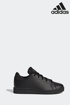 adidas Black Sportswear Advantage Lifestyle Court Lace Trainers (D32052) | €47