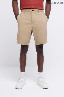 River Island Dark Brown Chino Shorts (D32156) | 23 €