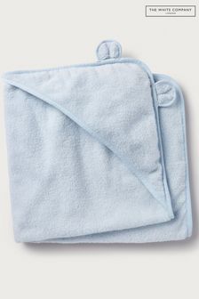 The White Company Boys Blue Bear Hooded Towel